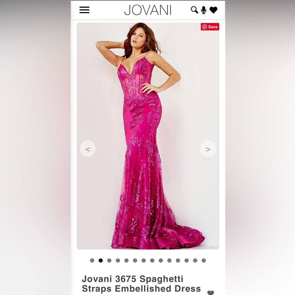 Jovani, 00, like new, pink